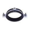 DWV Rubber Lined HDG Pipe Clamp