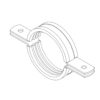 Medium Duty Rubber Lined Duct Clamp (Non Yoked)